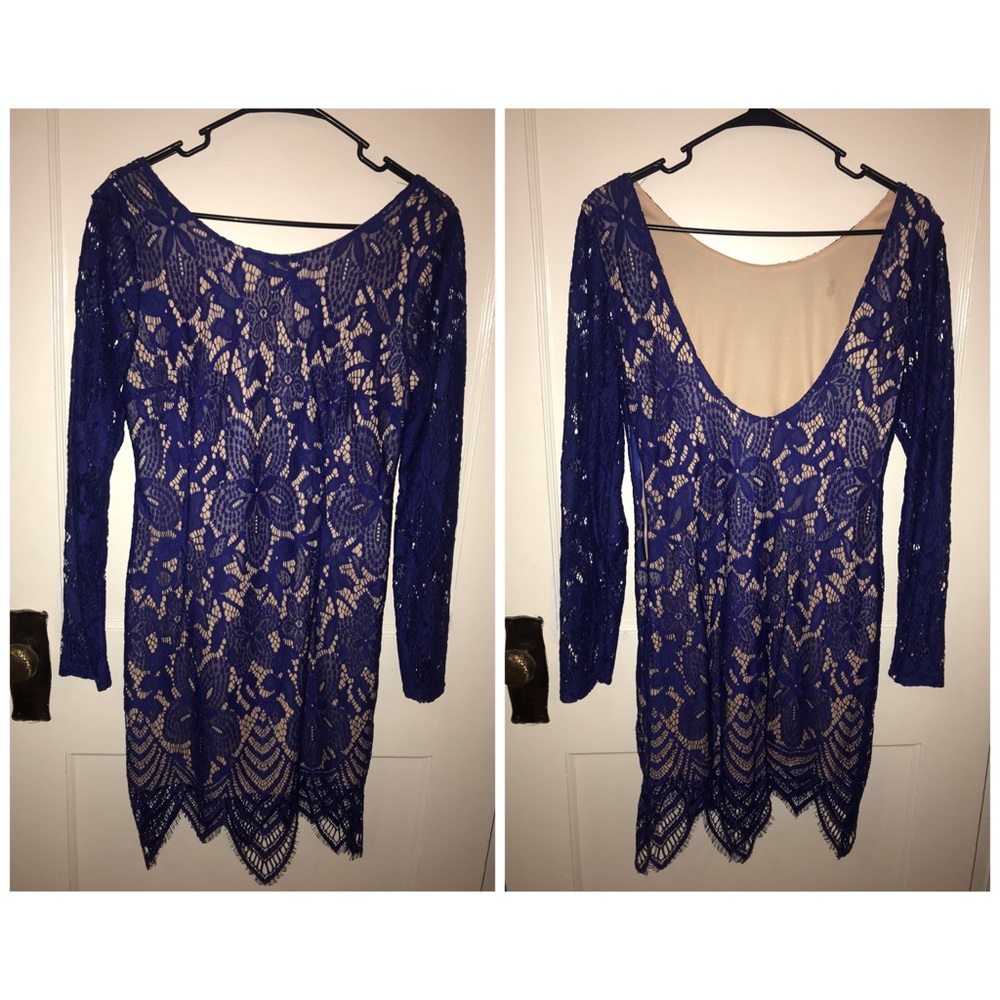 Charlotte Russe Eyelash Lace Dress! ONLY WORN ONCE